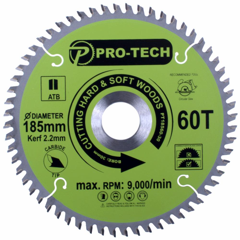 Saw Blade Tct 185 X 2.2 X 30 X 60 T Wood Prof. - Livestainable.co.za