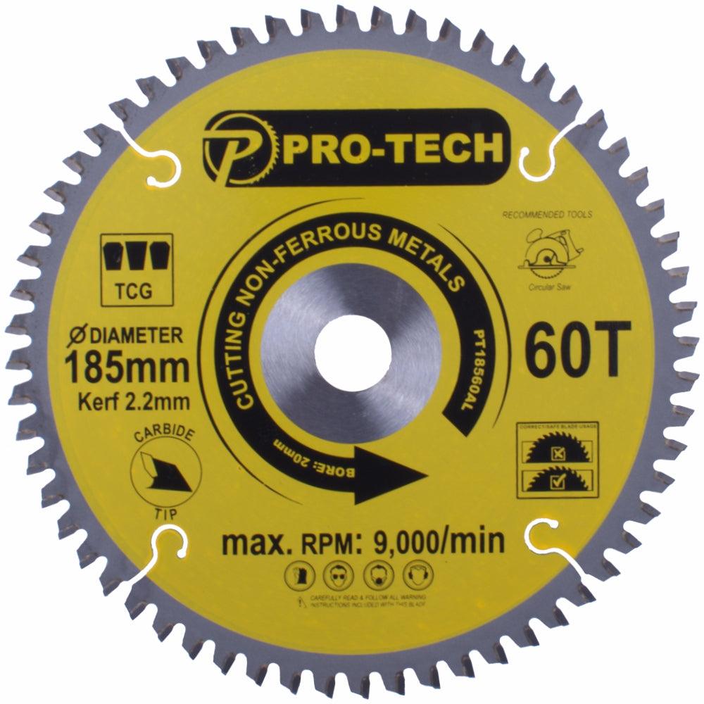 Saw Blade Tct 185 X 2.2 X 20 X 60 T Alum. Prof. - Livestainable.co.za