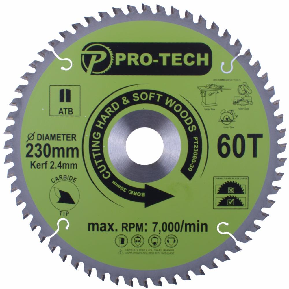 Saw Blade Tct 230 X 2.4 X 30 X 60 T Wood Prof. - Livestainable.co.za