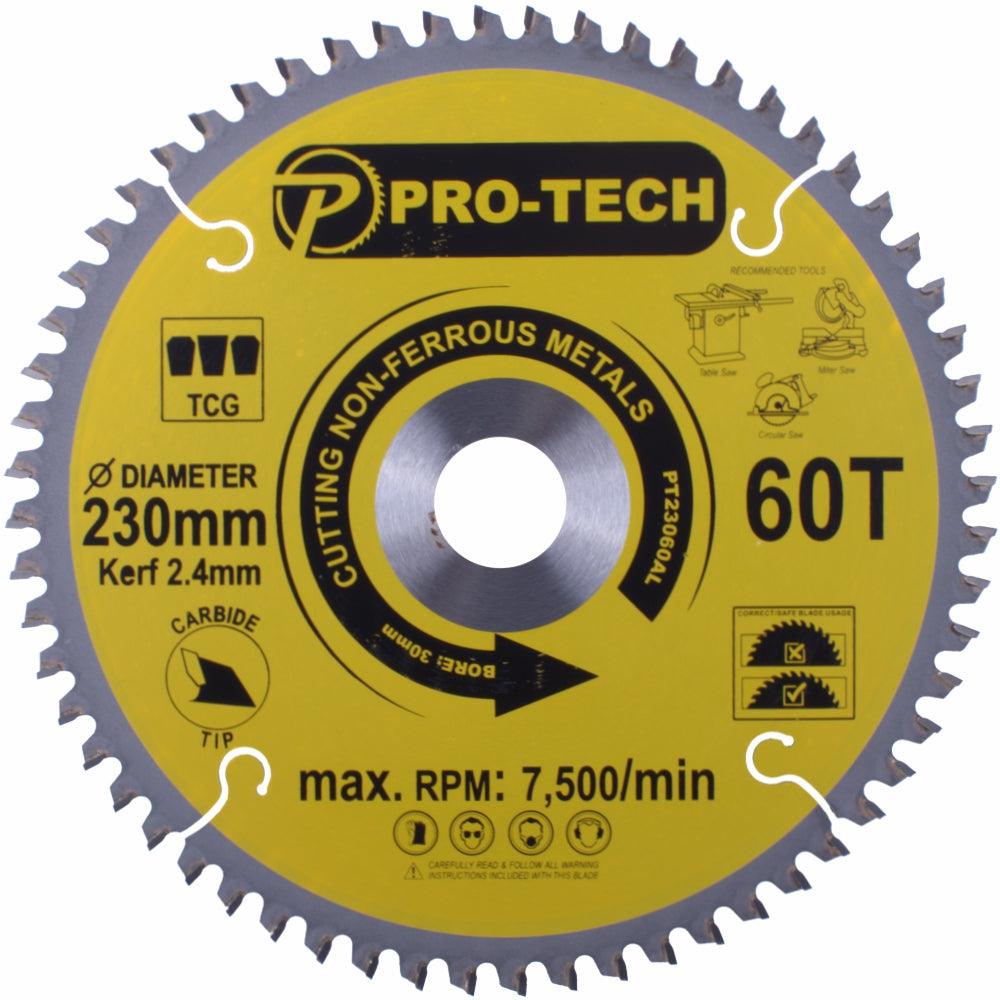 Saw Blade Tct 230 X 2.4 X 30 X 60 T Alum. Prof. - Livestainable.co.za