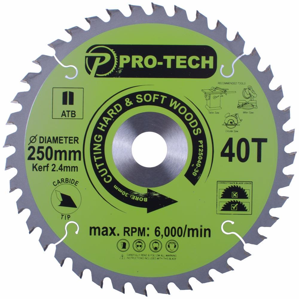 Saw Blade Tct 250 X 2.4 X 30 X 40 T Wood Prof. - Livestainable.co.za