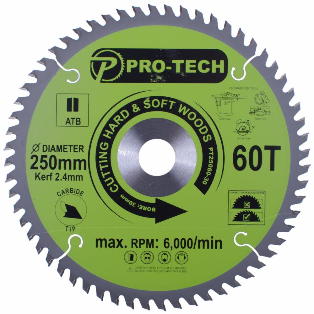 Saw Blade Tct 250 X 2.4 X 30 X 60 T Wood Prof. - Livestainable.co.za