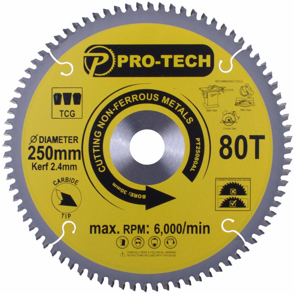 Saw Blade Tct 250 X 2.4 X 30 X 80 T Alum. Prof. - Livestainable.co.za