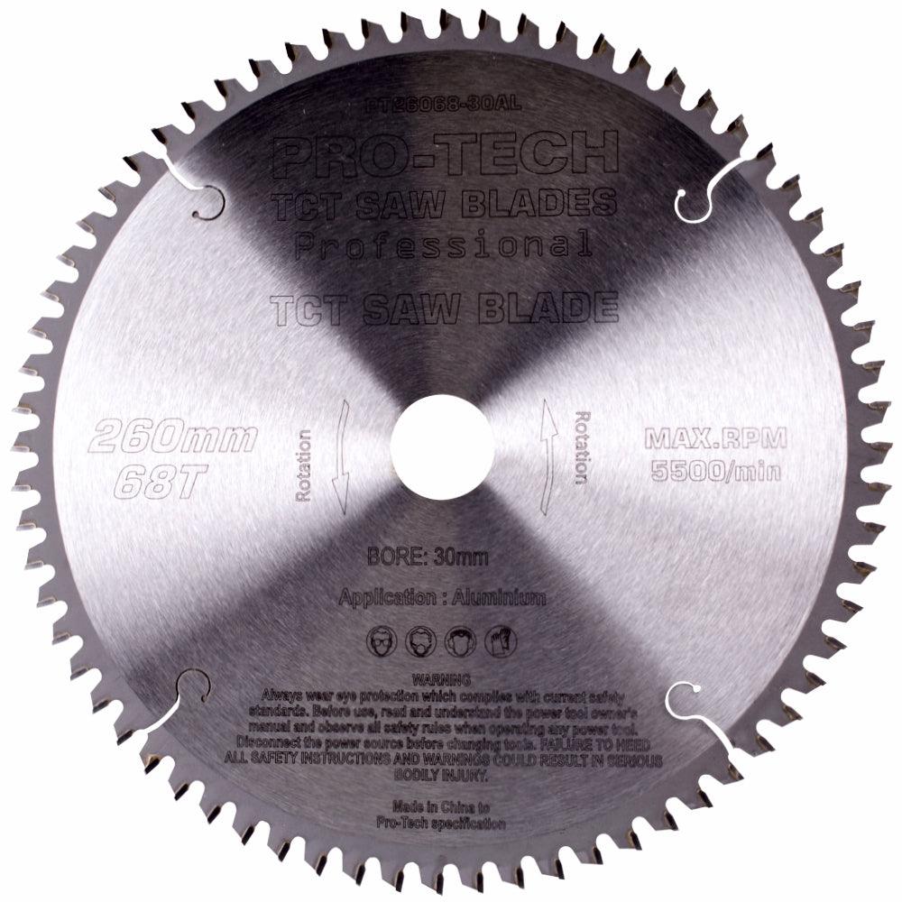 Saw Blade Tct 260 X2.4 X30 X68 T Aluminium Prof. Pro Tech Fes. Kapex - Livestainable.co.za