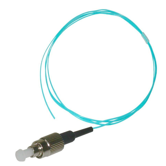 St Upc Fiber Optic Pigtail Mm Om31 M 50/125 Aqua 0.9mm 1m Fp 1 Stmm3 1