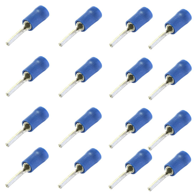 Terminal Pre Insulated Vinyl Pin Blue P=2mm Pl=10mm 1 K/Bag Ptv 2 10