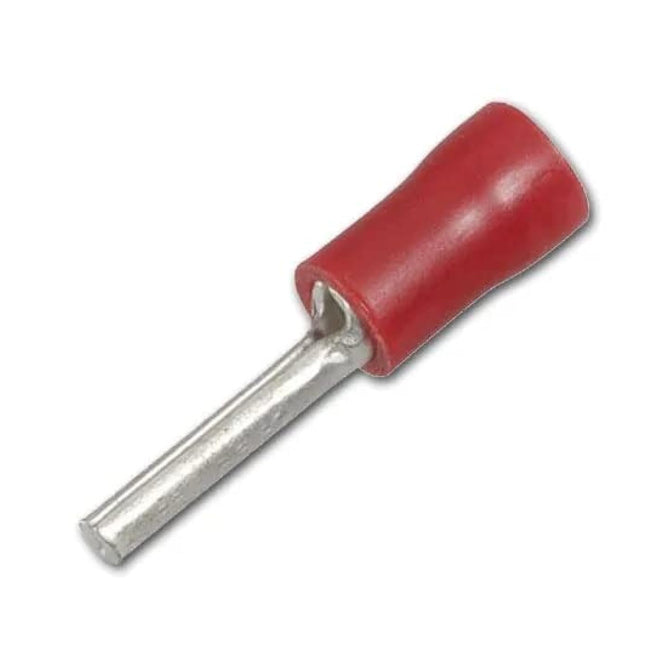 Terminal Pre Insulated Vinyl Pin Red P=2mm Pl=18mm Ptv1.25 18