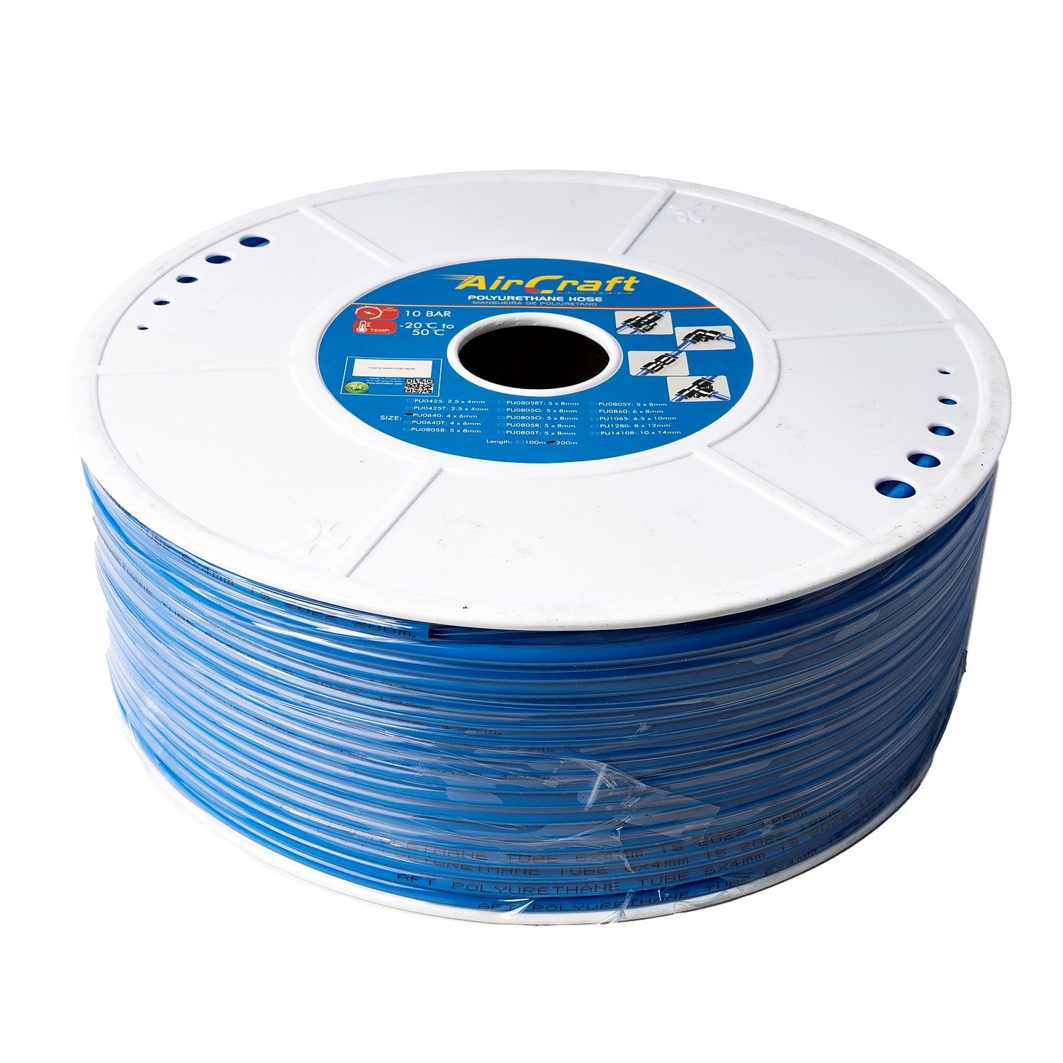 Polyurethane Hose Blue 6 Mm O.D. Per Metre (200 M Per Roll) - Livestainable.co.za