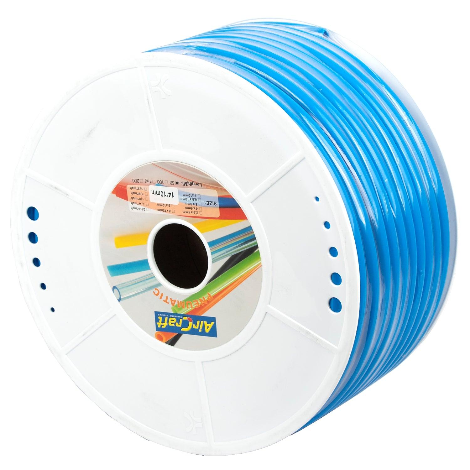 Polyurethane Hose 14 Mm O.D. Per Metre Blue (50 M Per Roll) - Livestainable.co.za