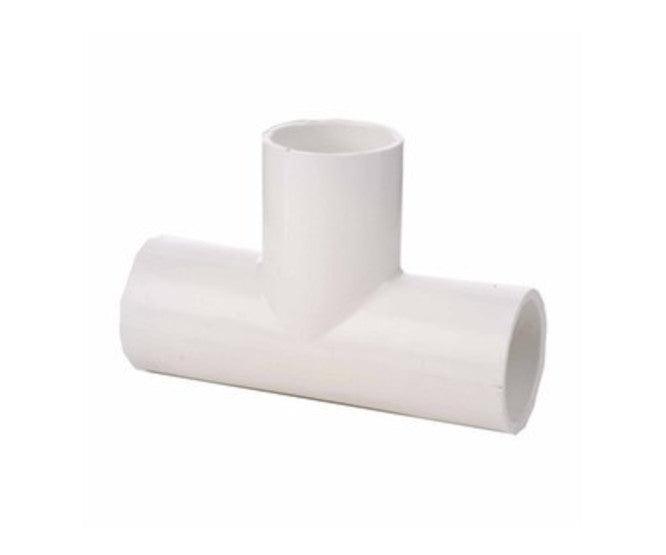 White Pvc Short T For 25mm Conduit Pvc T 25 Mm - Livestainable.co.za