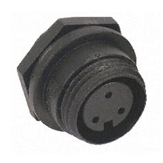 Socket Circular 3 W Panel Mount Px0412/03 S