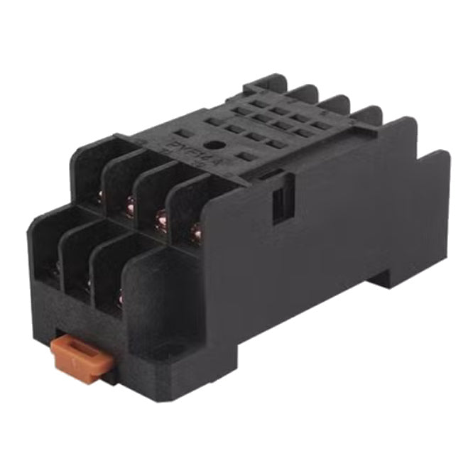 Relay Base / Socket Qpdt D/R Screw Terminals 14 Pin Pyf 14 A