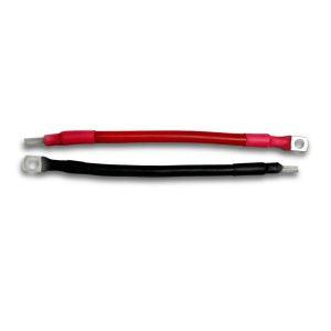 16mm2 5 AWG DC Battery Cable 20CM Red and Black Pair With 8mm Ring and Pin Lugs - Livestainable.co.za