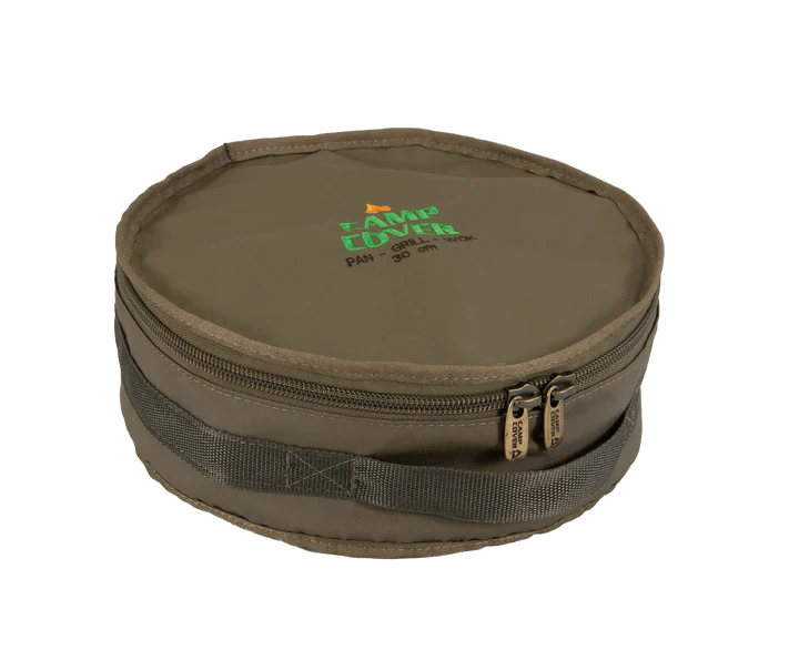 Camp Cover Pan Grill & Wok Cover Olive 30cm - Livestainable.co.za
