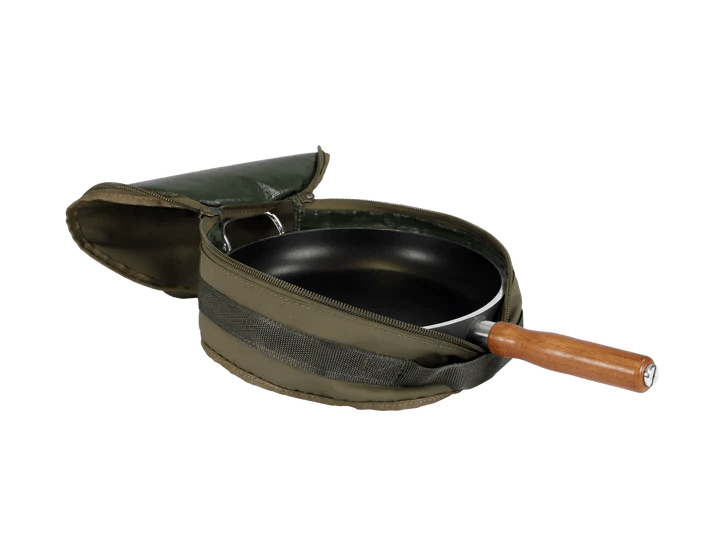 Camp Cover Pan Grill & Wok Cover Olive 30cm - Livestainable.co.za