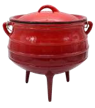 Enamel Cast Iron Potjie Pot Size 3 - Red