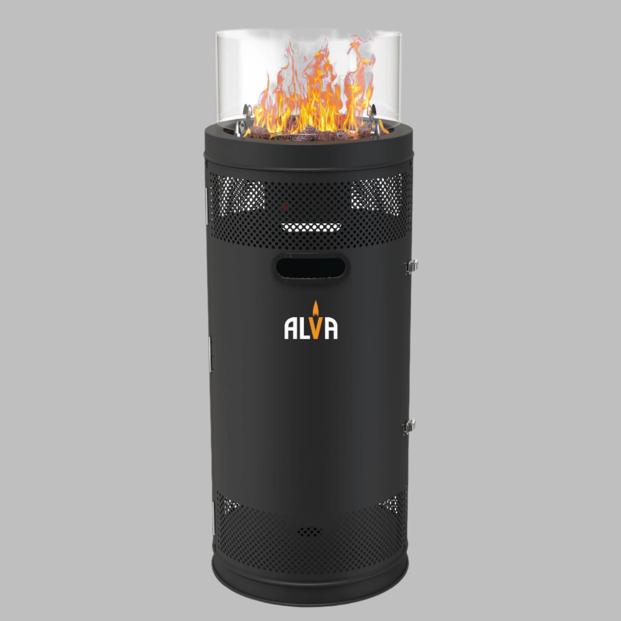 Short Stand Firepit Gas Patio Heater (With Lava Stones)