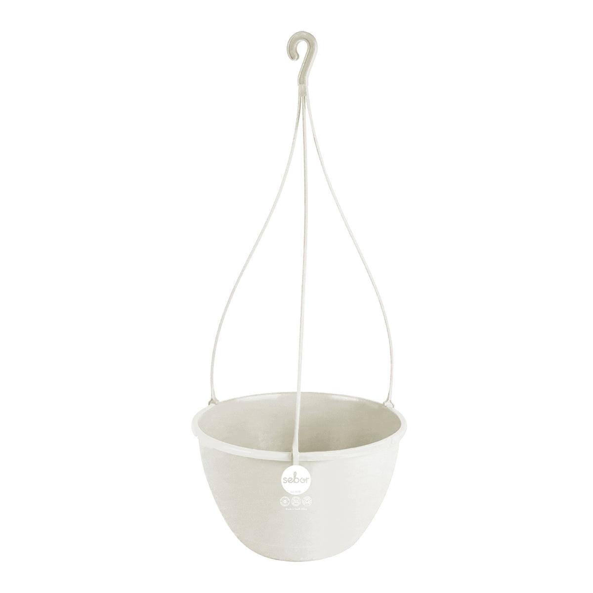 Sebor Terra Bowl & Hook Set 20 Cm White - Livestainable.co.za