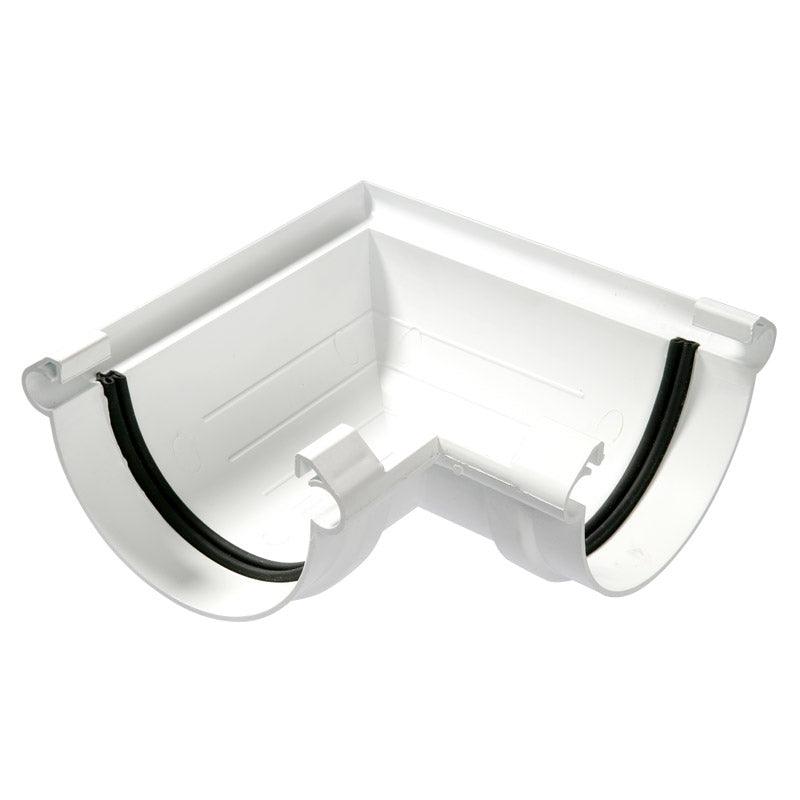 Pvc Gutter Half Round Corner - Livestainable.co.za