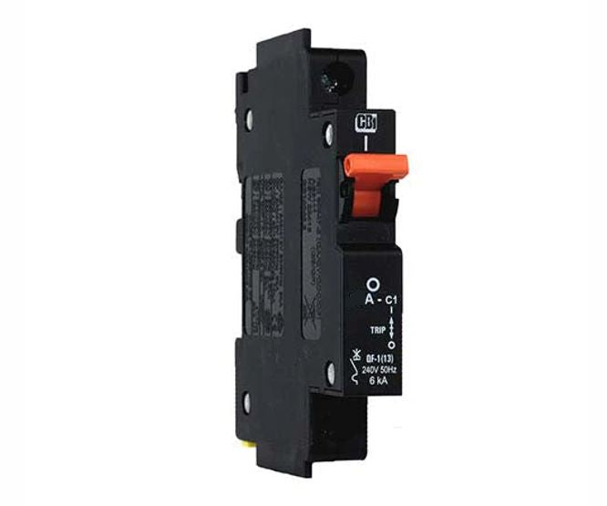 Circuit Breaker 13 Mm 1 P 25 A 6 Ka 240 Vac D Curve Orange Handle Qfa18125