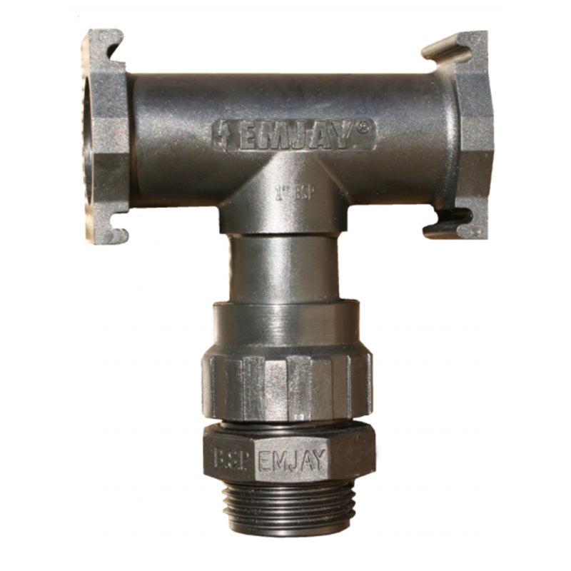 Emjay Manifold Tee Union 1 Inch Bsp - Livestainable.co.za