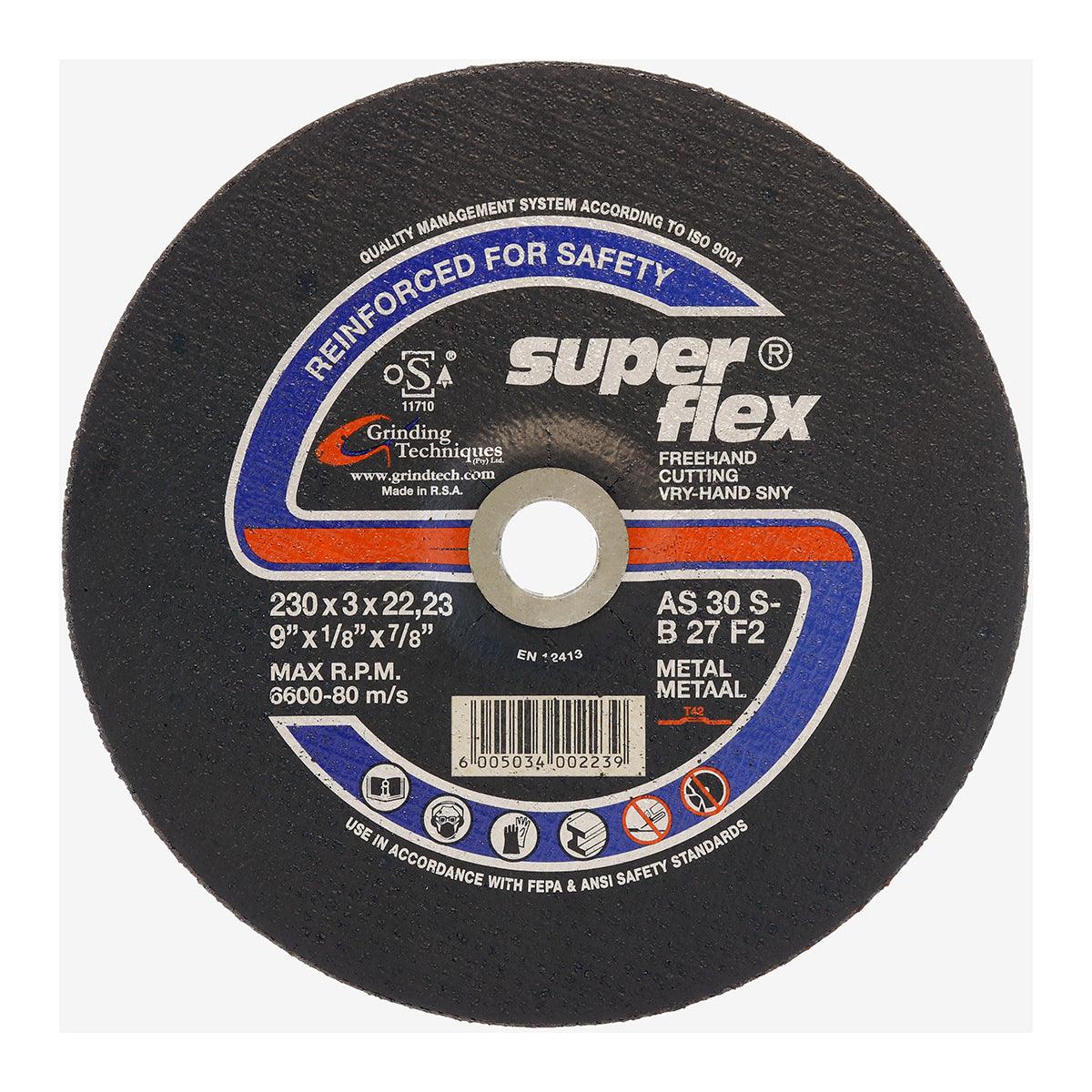 Superflex Cutting Disc Dome Steel 230 X3 Mm - Livestainable.co.za