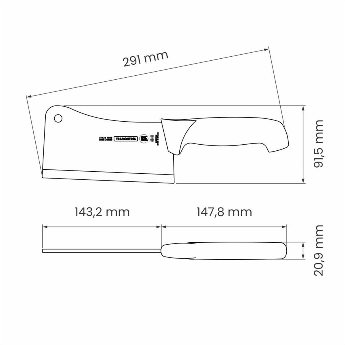 Tramontina Professional Cleaver Knife 15 Cm Bl Bp - Livestainable.co.za