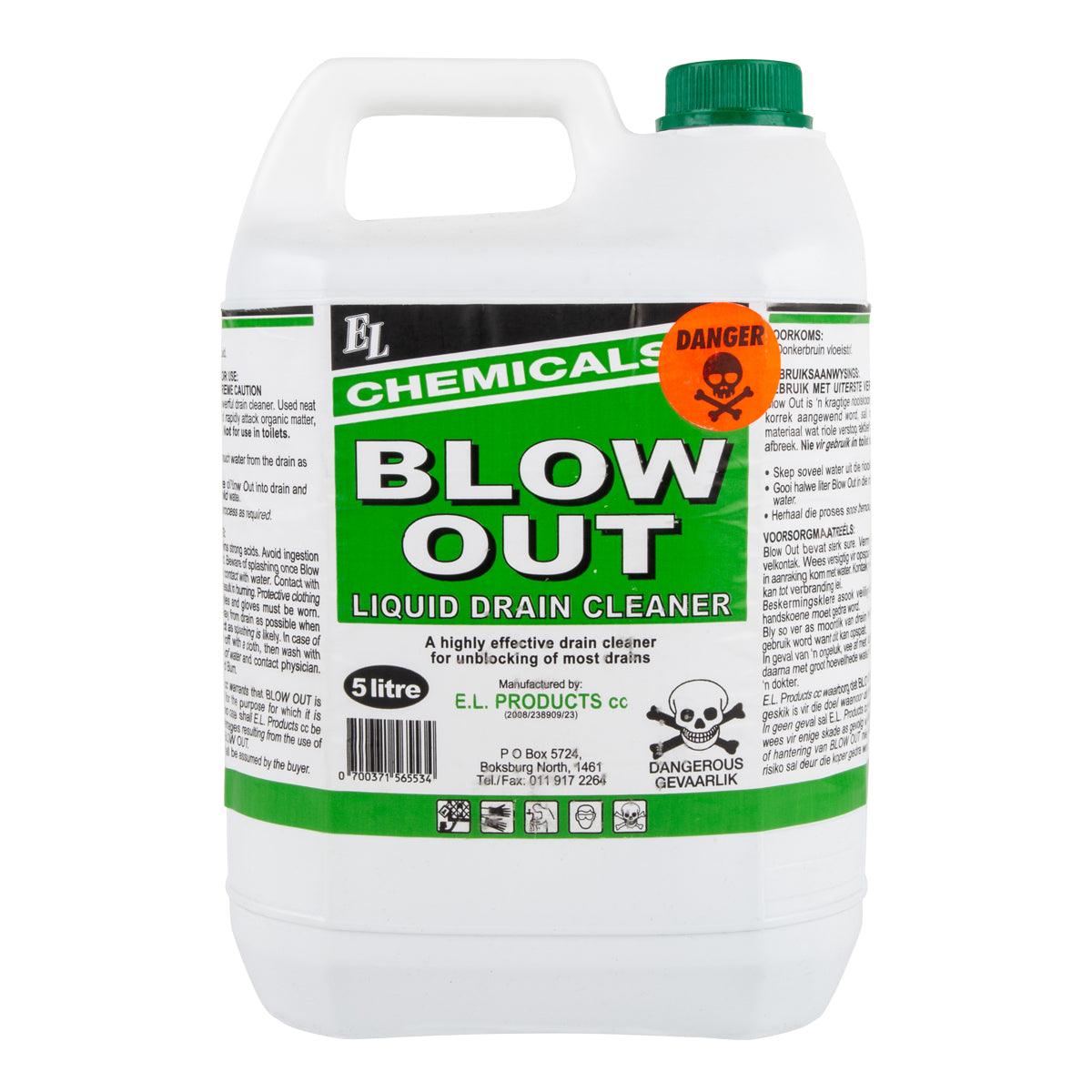 Blowout Drain Cleaner Acid Base 5 L - Livestainable.co.za