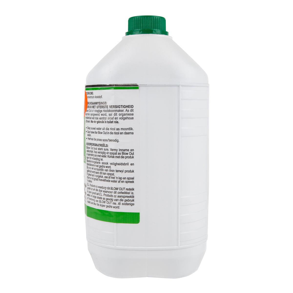 Blowout Drain Cleaner Acid Base 5 L - Livestainable.co.za