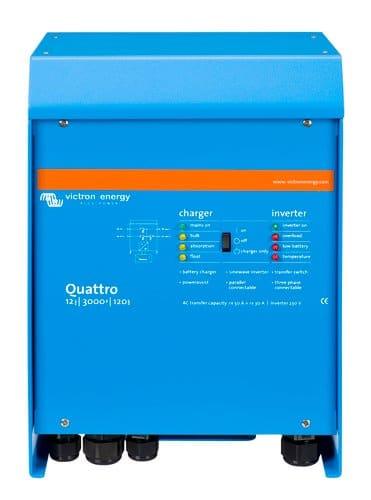 Victron Quattro 12/3000/120-50/50 230V Sine Wave Charger Inverter VE.Bus - Livestainable.co.za