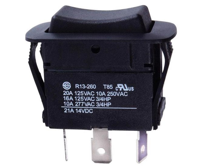 3 Pos Rocker Switch Dpdt 10 A On Off On 36x21mm 54 229 W *A*