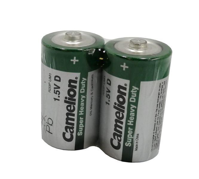 D=Size Zinc Chloride Battery 1.5 V Green 2/Pack R20 P Sp2 G - Livestainable.co.za