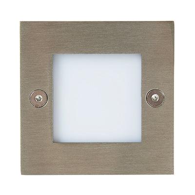 Foot Light Outdoor Recess Plain S/Steel Led 1x2w - Livestainable.co.za