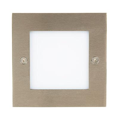 Foot Light Outdoor Recess Plain S/Steel Led 2.85w - Livestainable.co.za