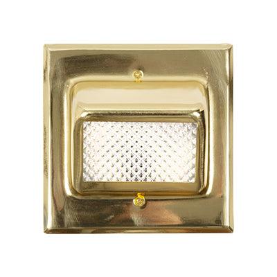 Foot Light Indoor Recess Satin Brass - Livestainable.co.za