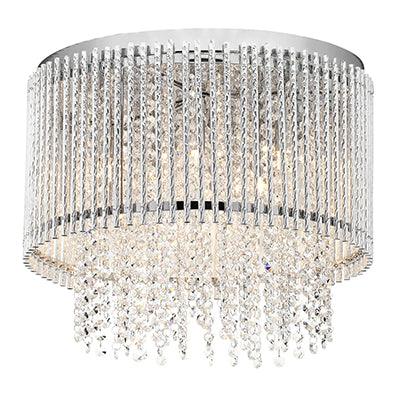 Chimes Crystal Ceiling Light Chrome G9 6x40w - Livestainable.co.za