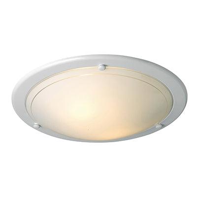 Gym Ceiling Light Satin Chrome E27 2x60w - Livestainable.co.za