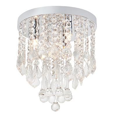 Crystal Ceiling Light Chrome G9 3x40w - Livestainable.co.za