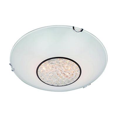 Crystal Ceiling Light White E27 2x40w - Livestainable.co.za