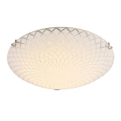 Line Pattern Ceiling Light Chrome E27 2x40w - Livestainable.co.za