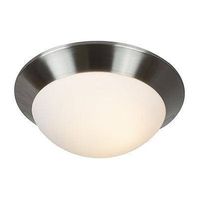 Bevel Ceiling Light Satin Chrome E27 1x60w - Livestainable.co.za