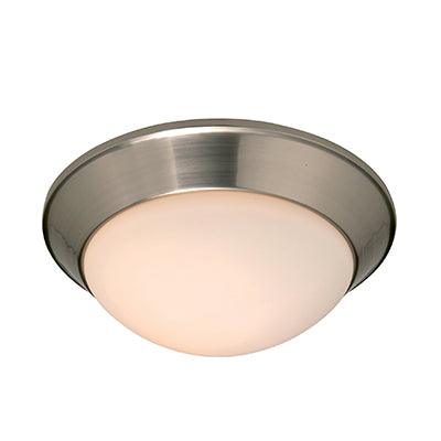 Bevel Ceiling Light Satin Silver E27 1x60w - Livestainable.co.za