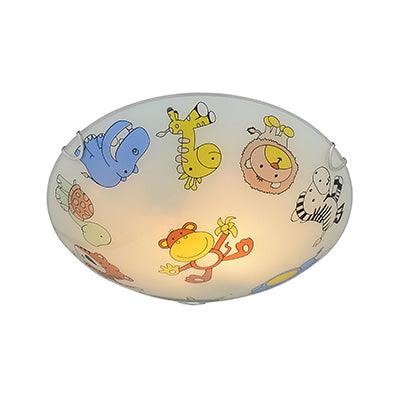 Animals Ceiling Light Multi Colors E27 2x60w - Livestainable.co.za