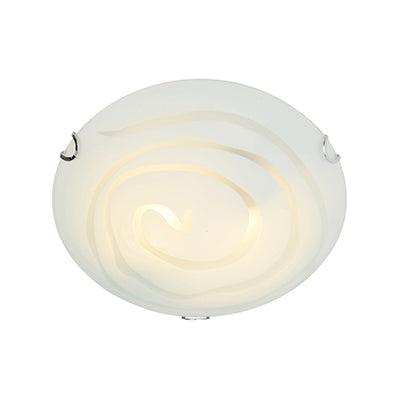 Circ Ceiling Light Chrome E27 1x60w - Livestainable.co.za