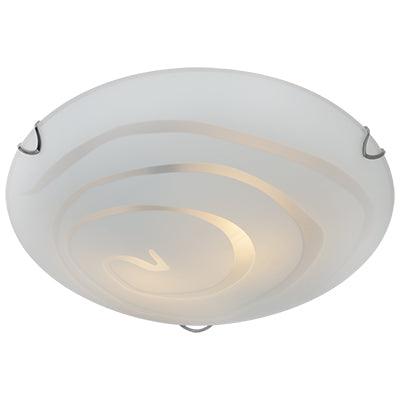 Circ Ceiling Light Chrome E27 2x60w - Livestainable.co.za