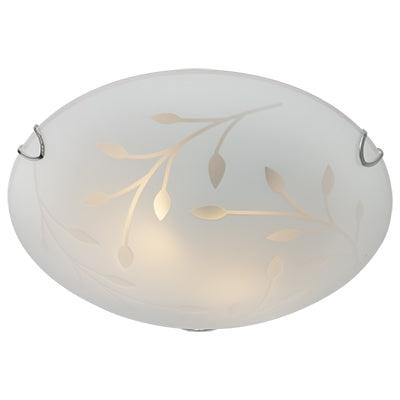 Leaf Ceiling Light Chrome E27 2x60w - Livestainable.co.za