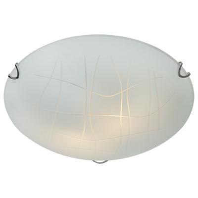 Lines Ceiling Light Chrome E27 2x60w - Livestainable.co.za