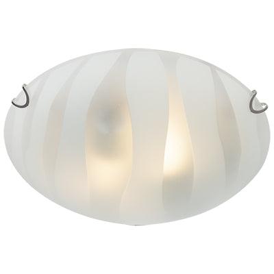 Zebra Ceiling Light Chrome E27 2x60w - Livestainable.co.za