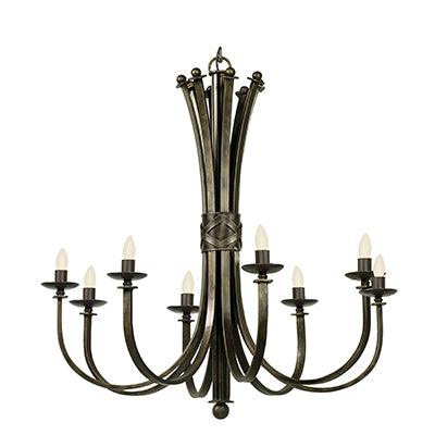 Bali Chandelier Antique Bronze E14 8x60w - Livestainable.co.za