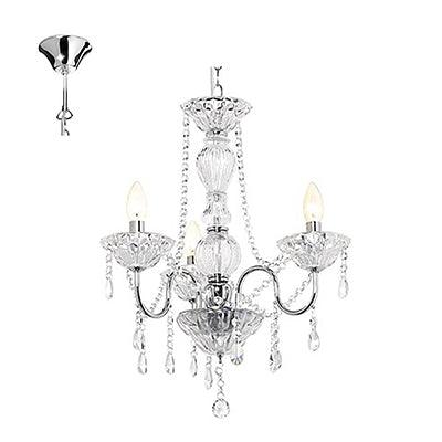 Panache Chandelier Chrome E14 3x40w - Livestainable.co.za